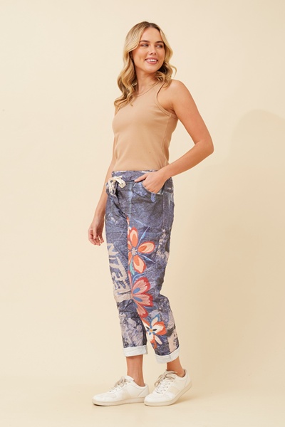JANJA FLORAL JOGGER PANTS
