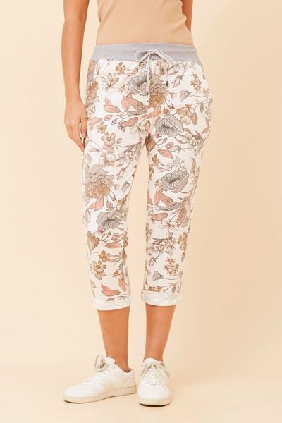 JANJA FLORAL JOGGER PANTS
