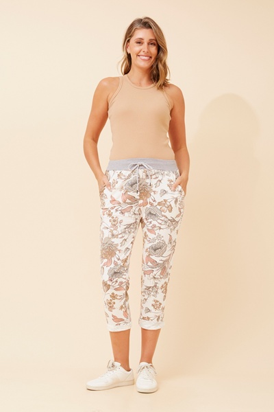 JANJA FLORAL JOGGER PANTS