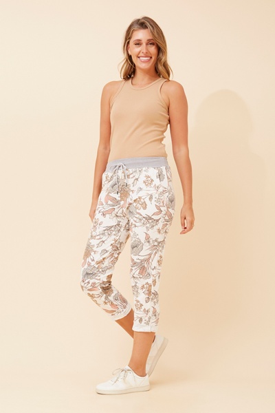 JANJA FLORAL JOGGER PANTS