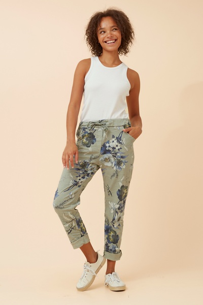JANJA FLORAL JOGGER PANTS
