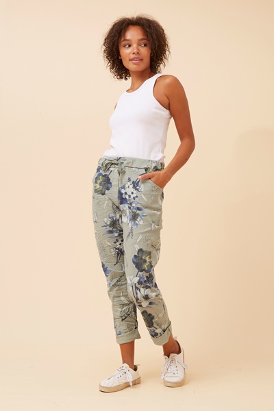 JANJA FLORAL JOGGER PANTS