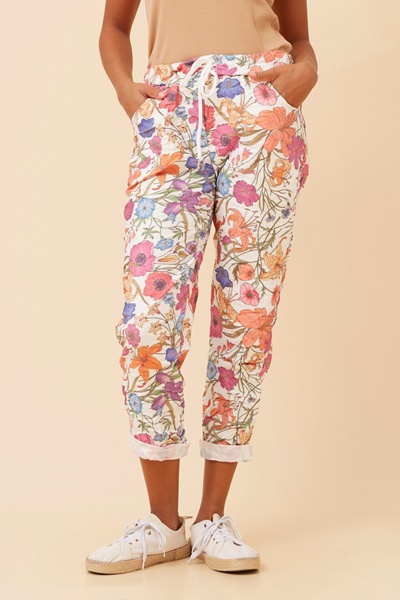JANJA FLORAL JOGGER PANTS