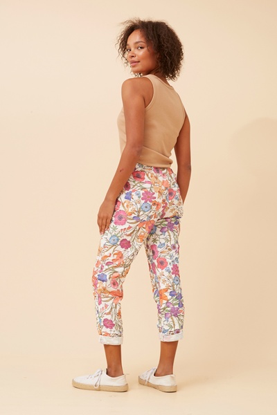 JANJA FLORAL JOGGER PANTS