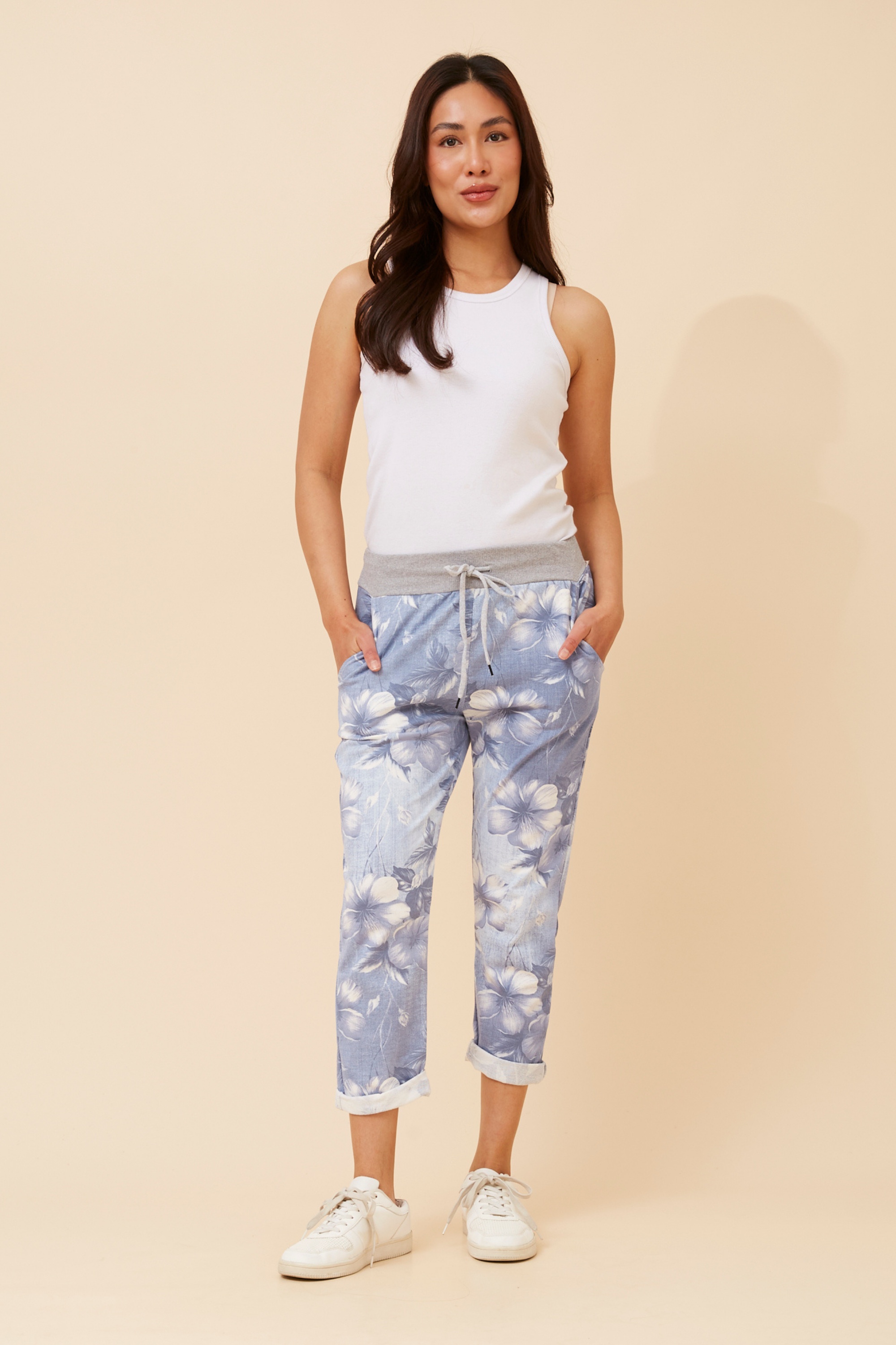 JANJA FLORAL JOGGER PANTS