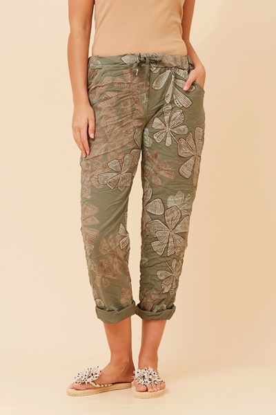 JANJA FLORAL JOGGER PANTS