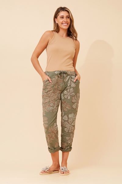 JANJA FLORAL JOGGER PANTS