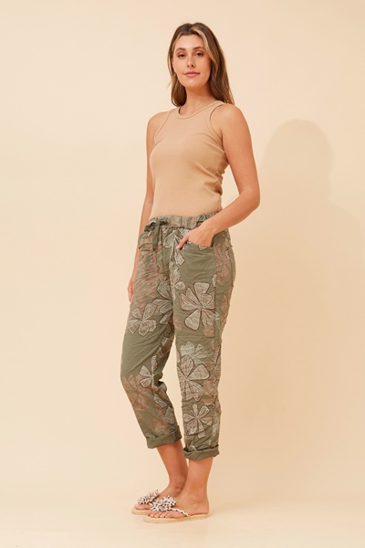 JANJA FLORAL JOGGER PANTS
