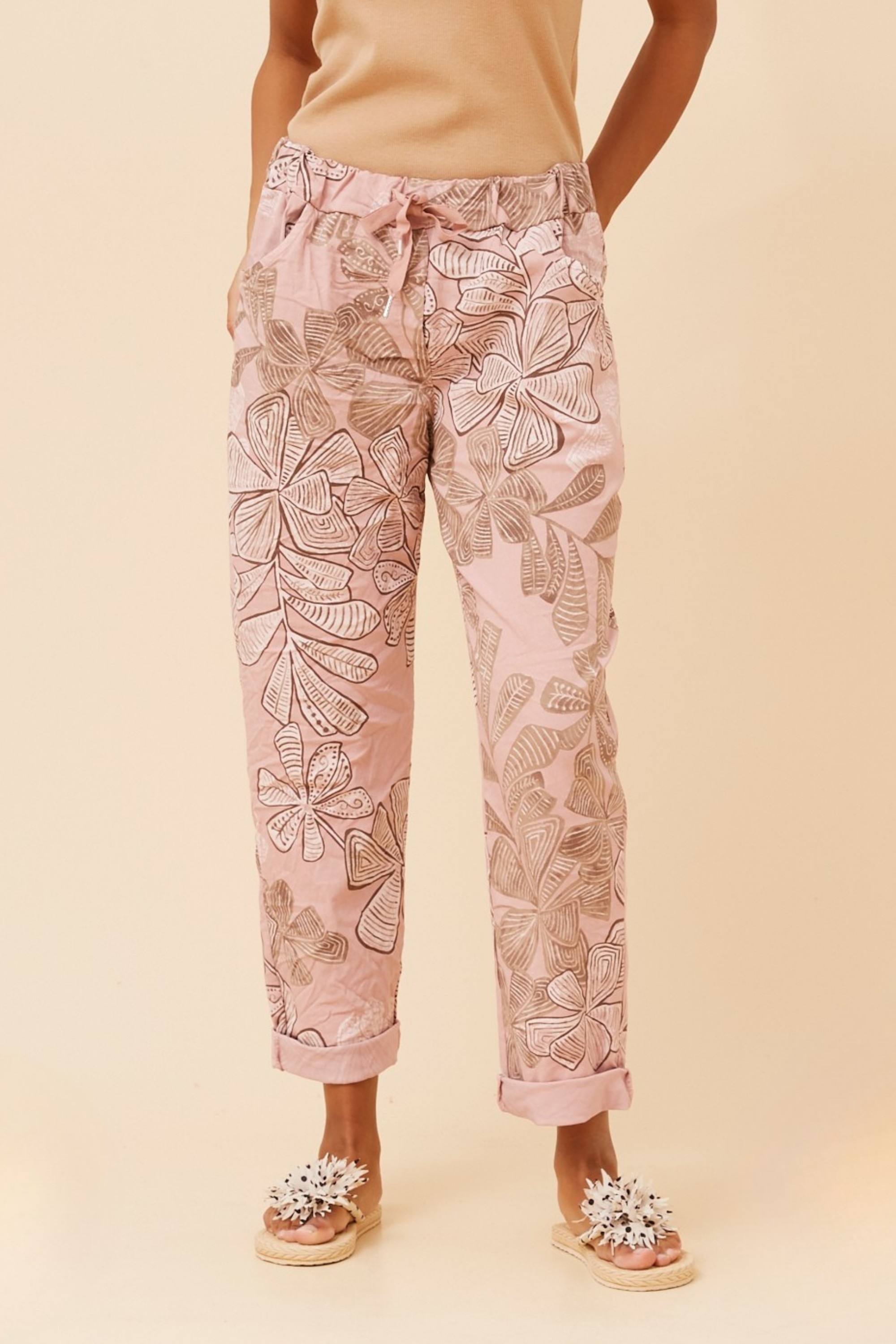 JANJA FLORAL JOGGER PANTS