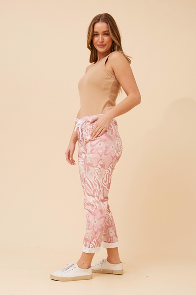 JANJA FLORAL JOGGER PANTS