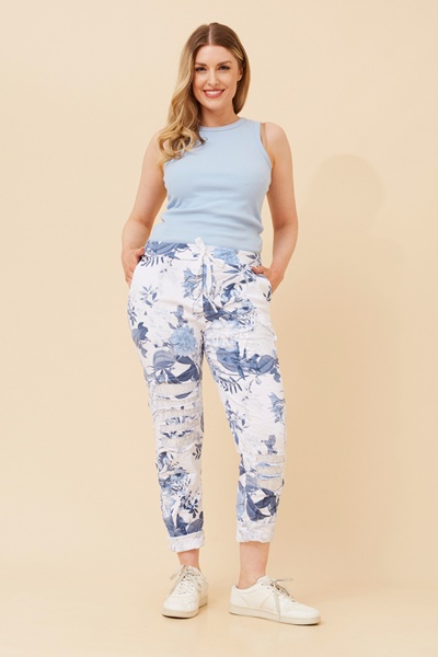 JANJA FLORAL JOGGER PANTS