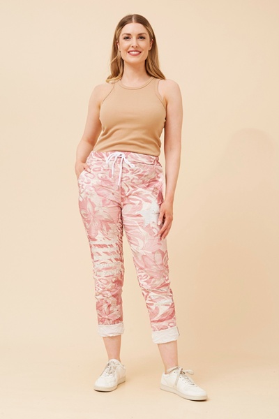 JANJA FLORAL JOGGER PANTS