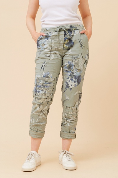JANJA FLORAL JOGGER PANTS
