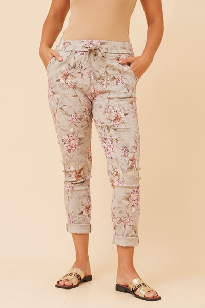 JANJA FLORAL JOGGER PANTS
