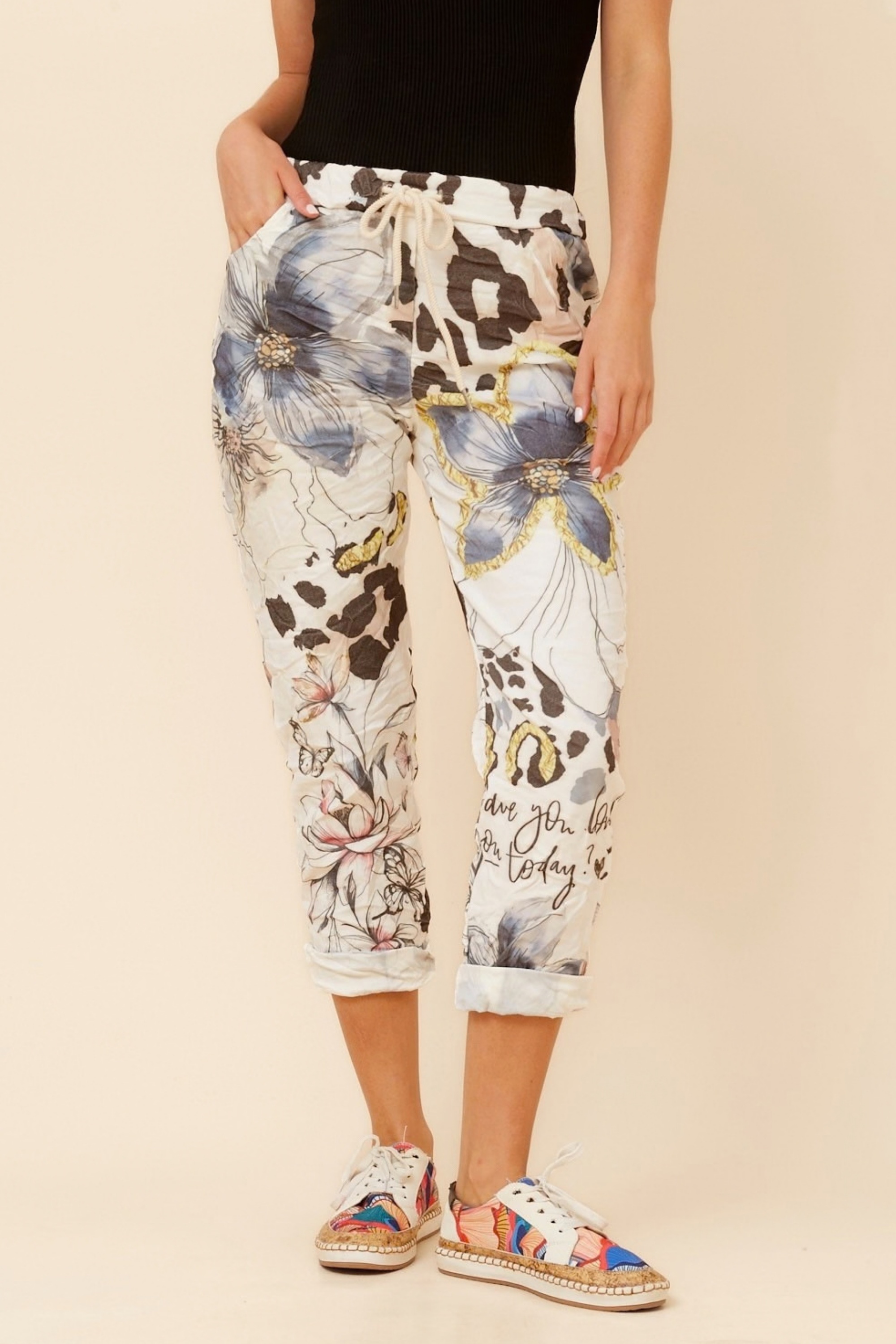 JANJA FLORAL JOGGER PANTS