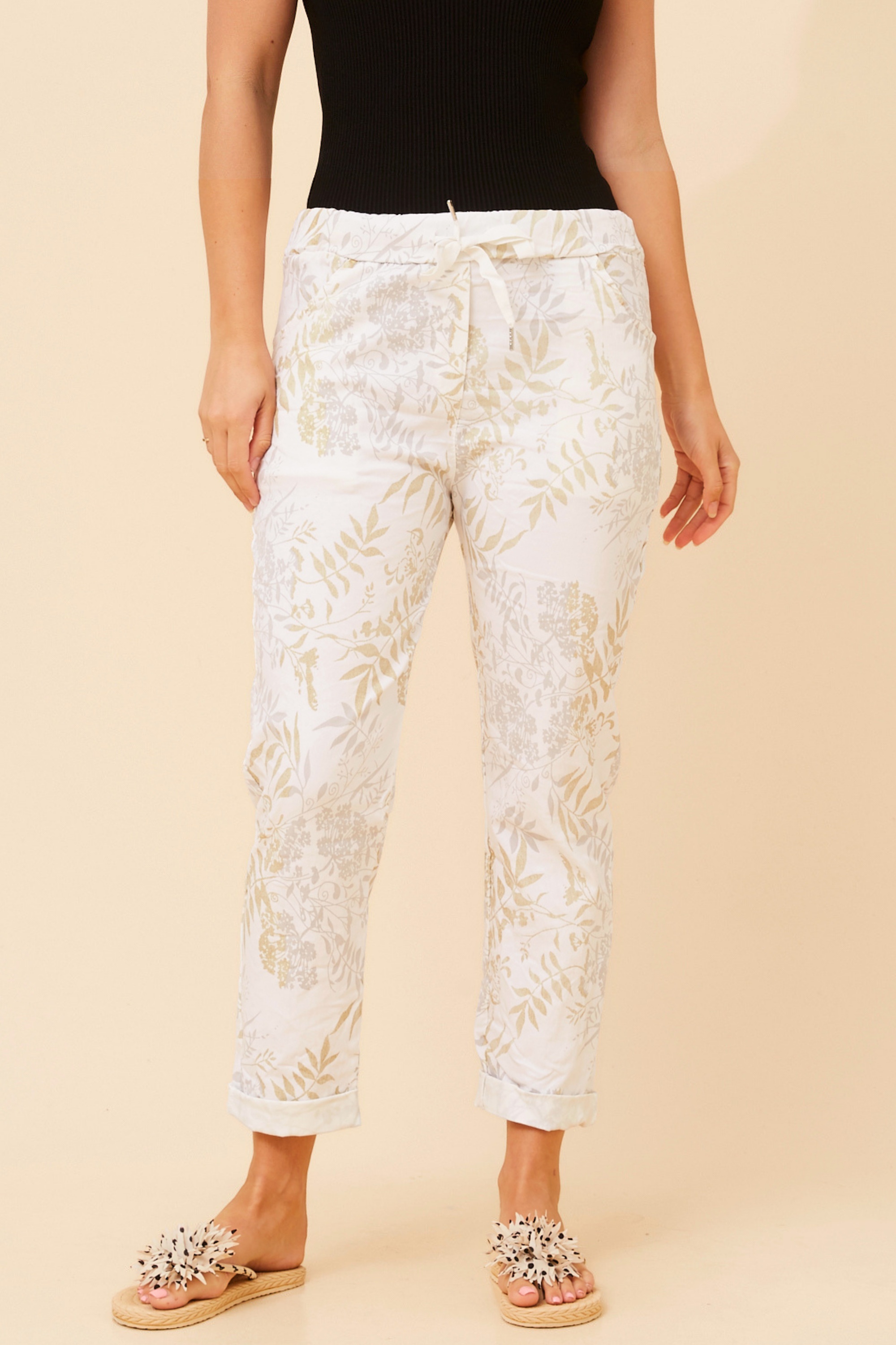 JANJA FLORAL JOGGER PANTS