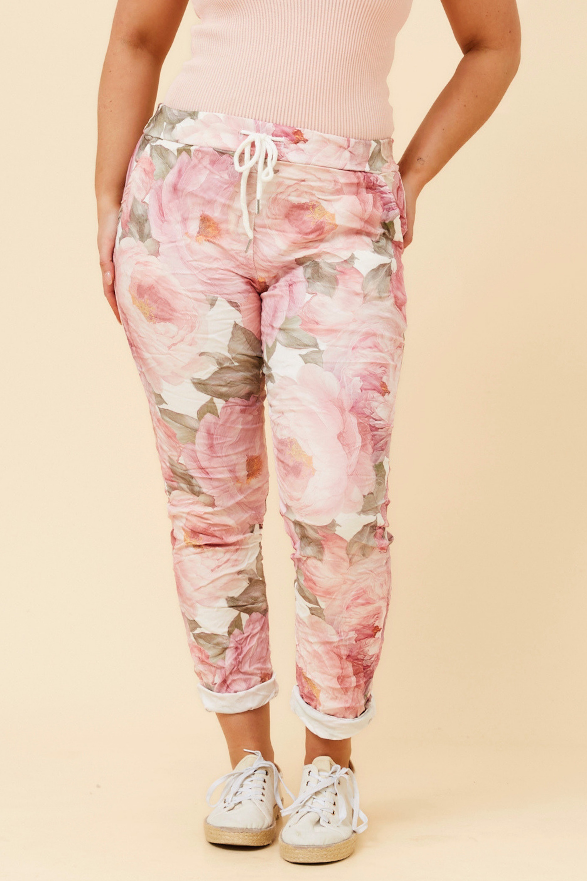 JANJA FLORAL JOGGER PANTS