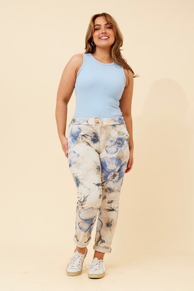 JANJA FLORAL JOGGER PANTS