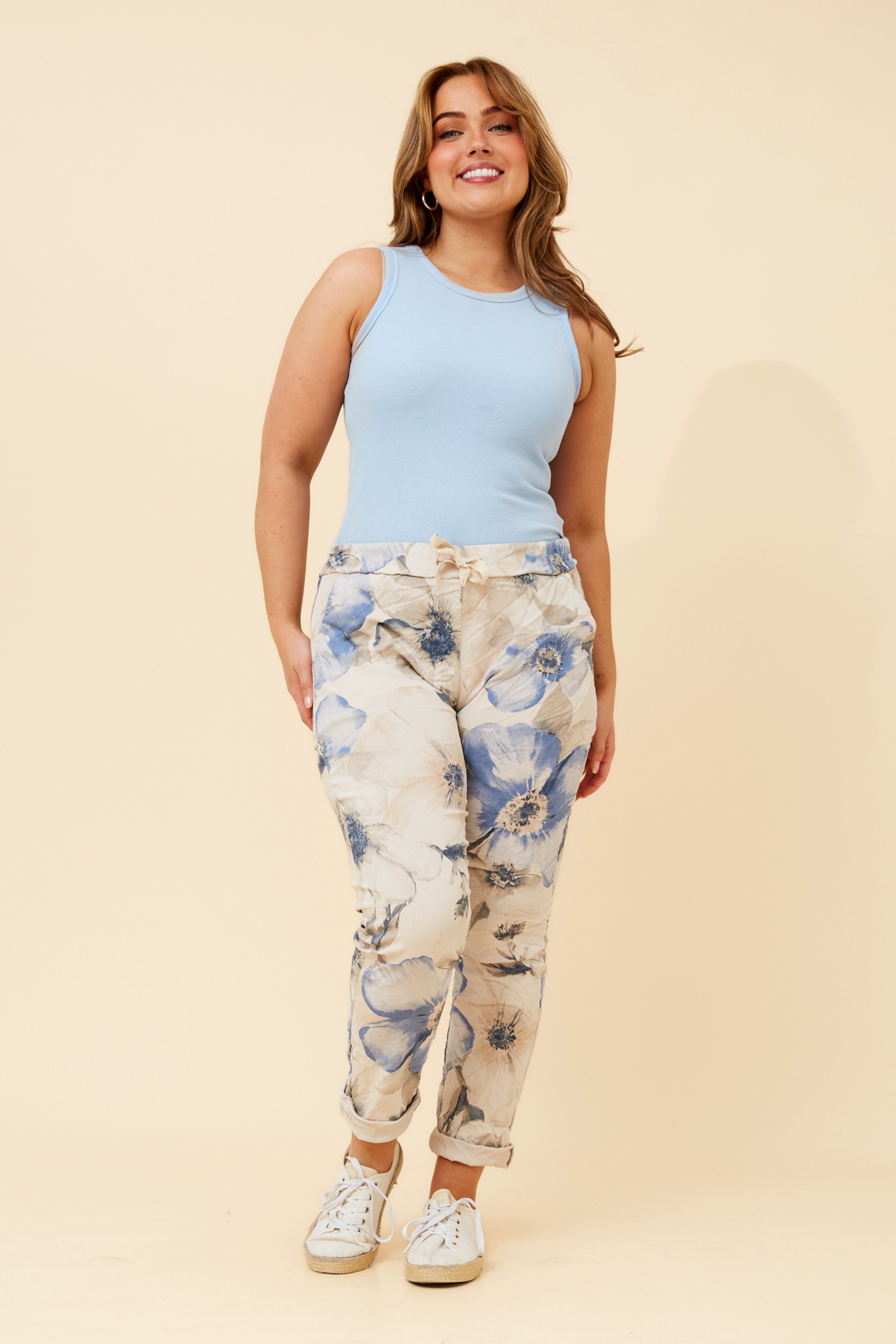JANJA FLORAL JOGGER PANTS