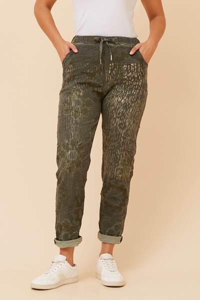 JANJA FLORAL JOGGER PANTS