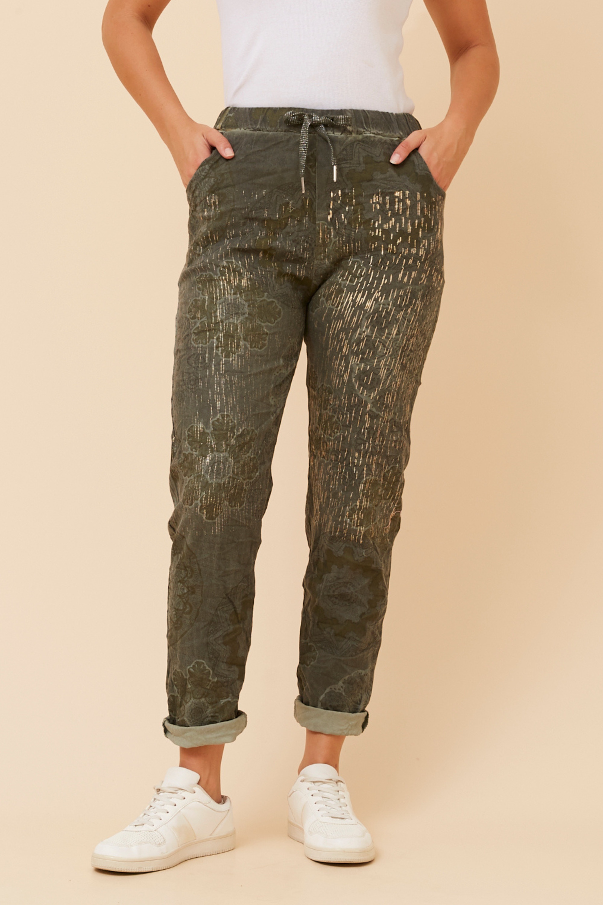 JANJA FLORAL JOGGER PANTS