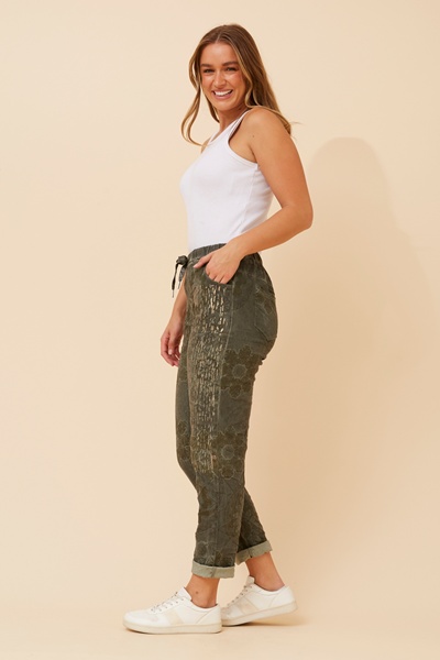JANJA FLORAL JOGGER PANTS