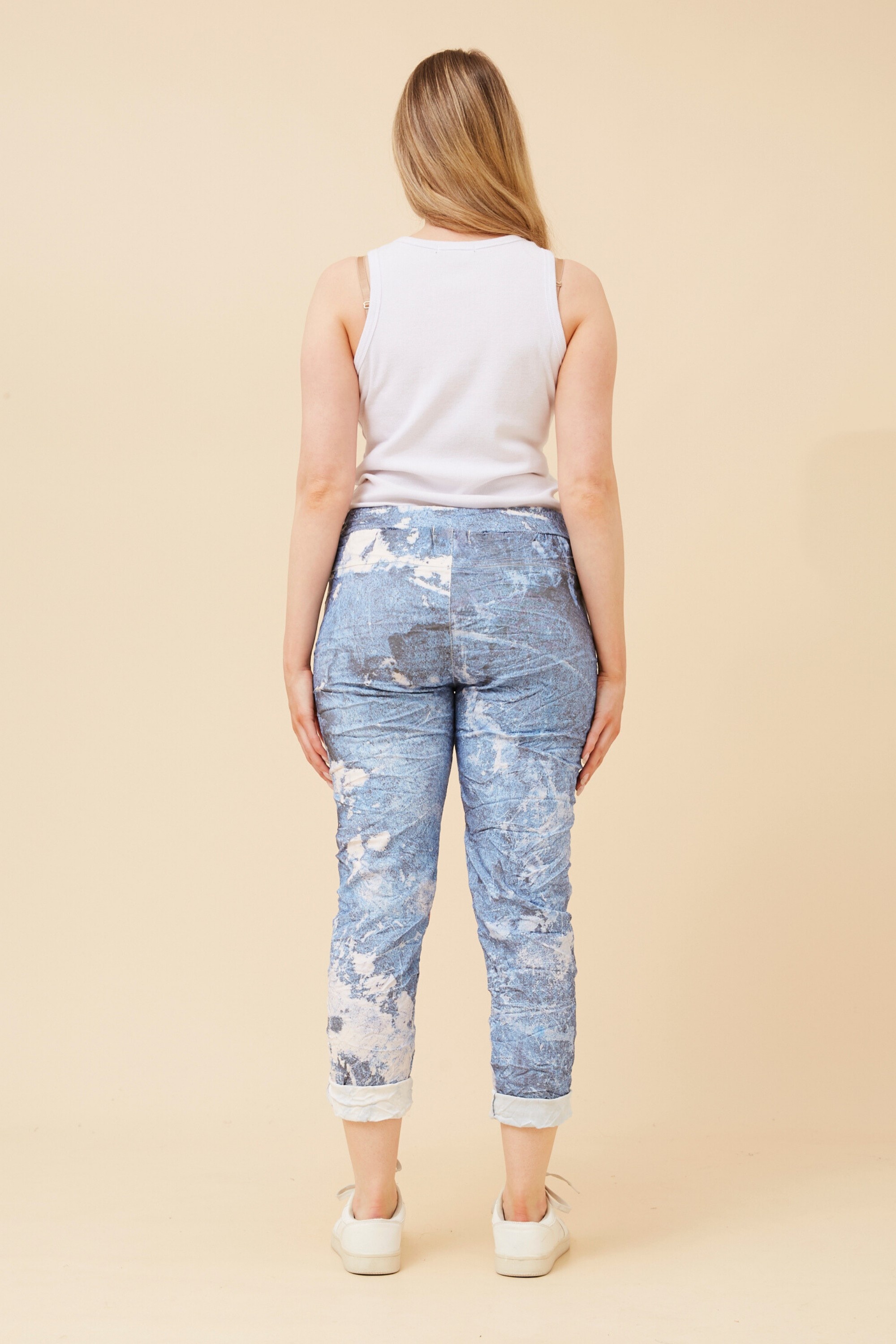 JANJA FLORAL PRINT JOGGER PANTS