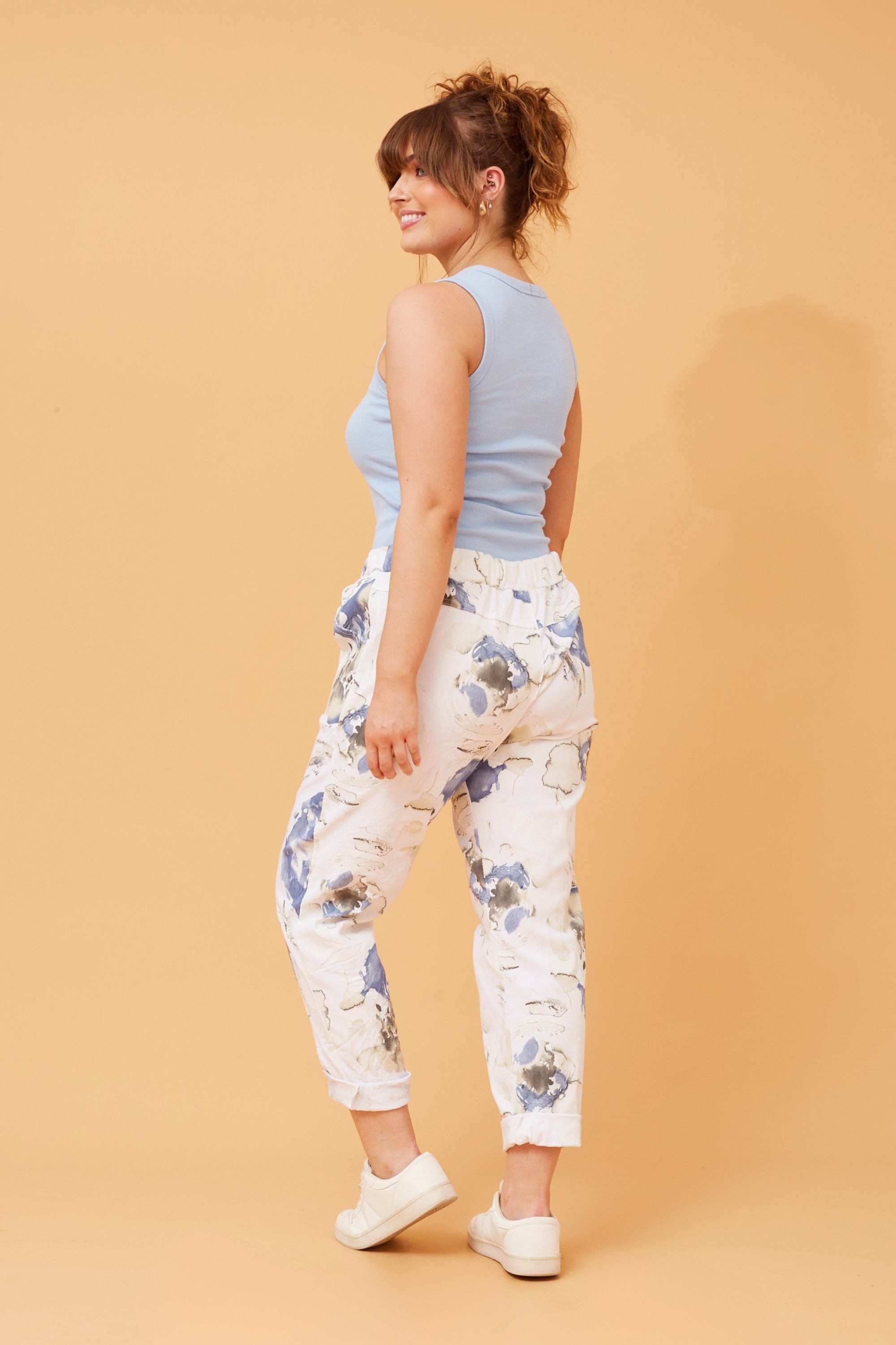 JANJA PRINTED JOGGER PANTS