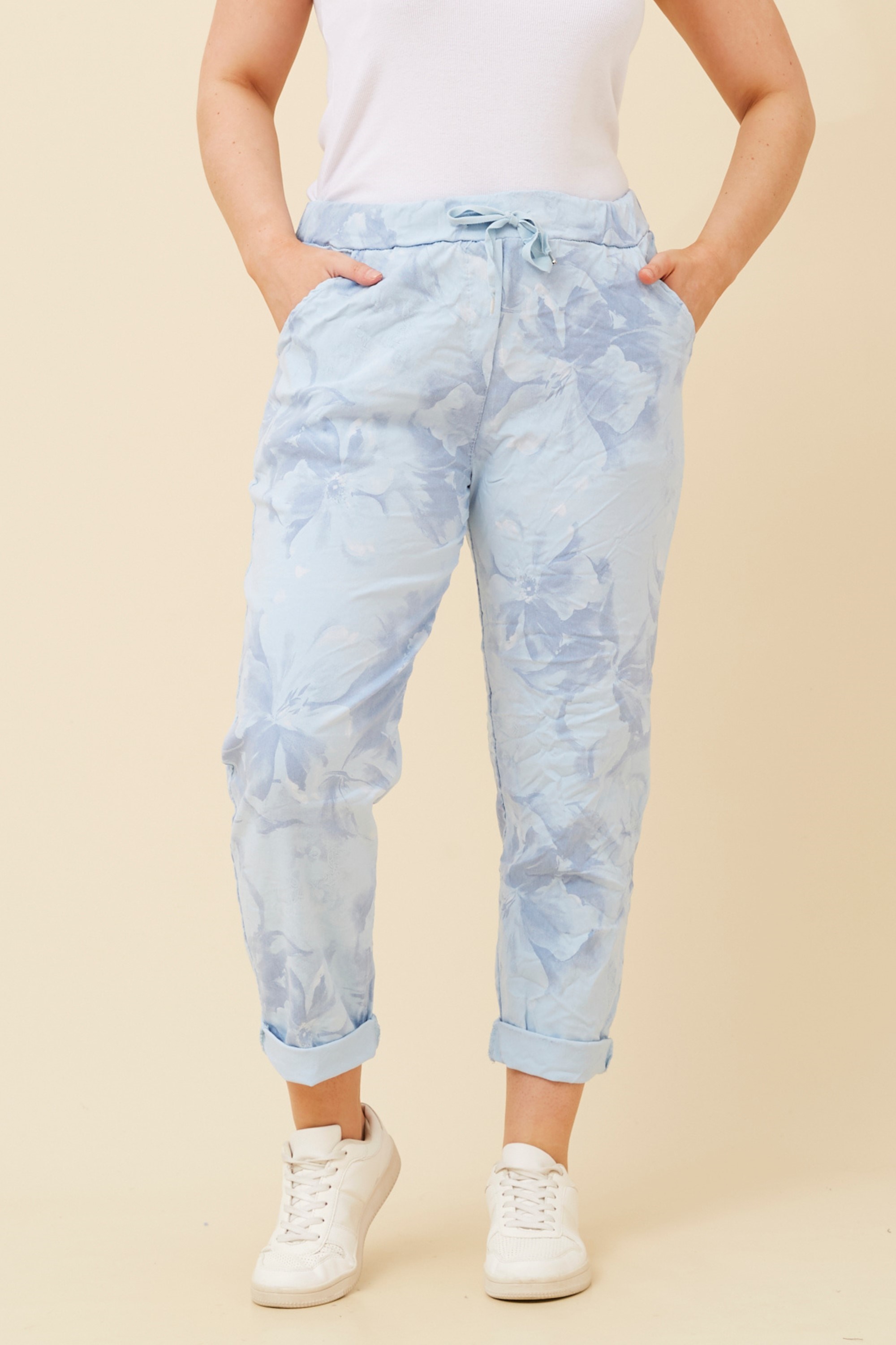 JANJA PRINTED JOGGER PANTS