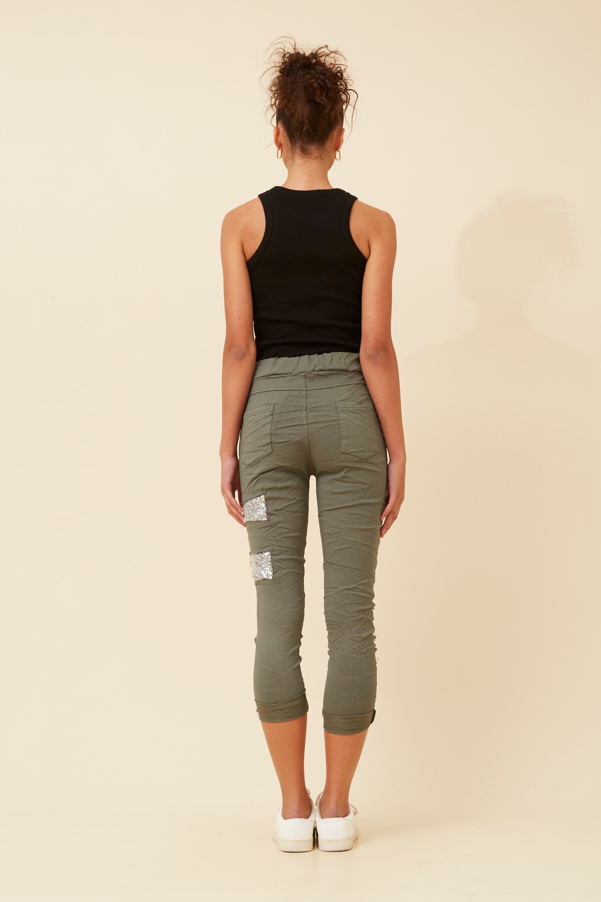 JANJA SEQUIN JOGGER PANTS
