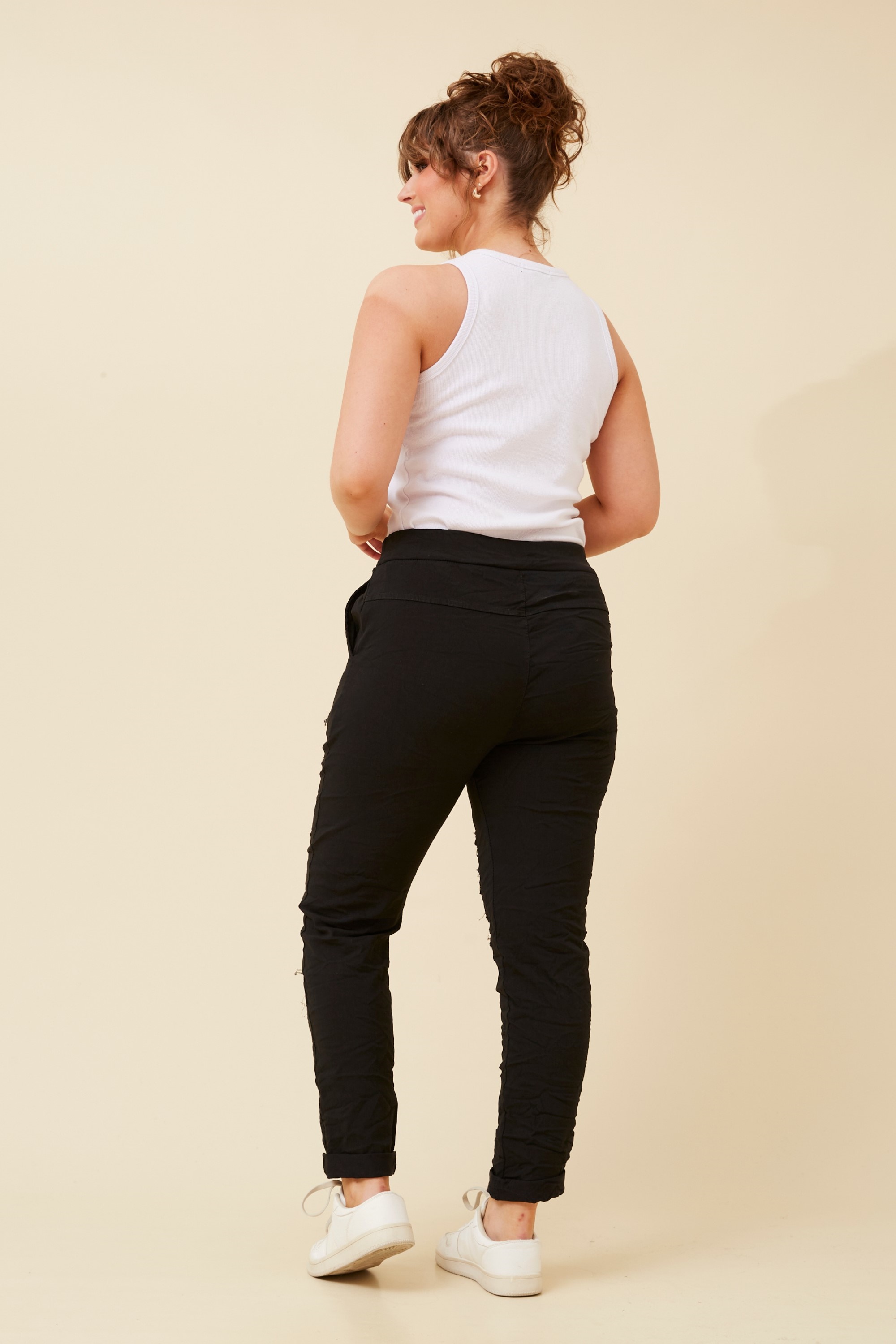 JANJA SEQUIN JOGGER PANTS