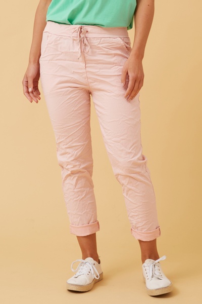 JANJA SOLID JOGGER PANTS
