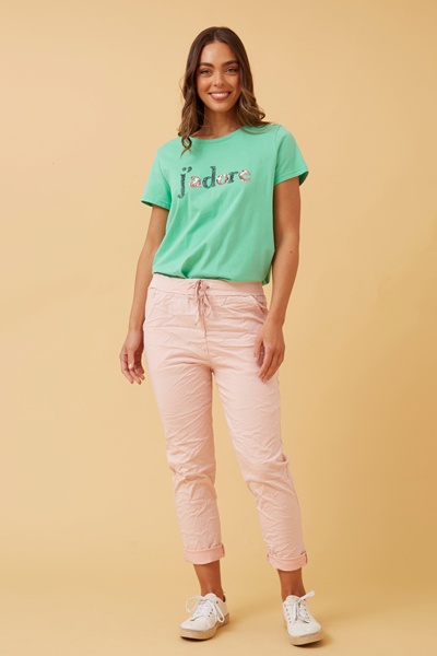 JANJA SOLID JOGGER PANTS