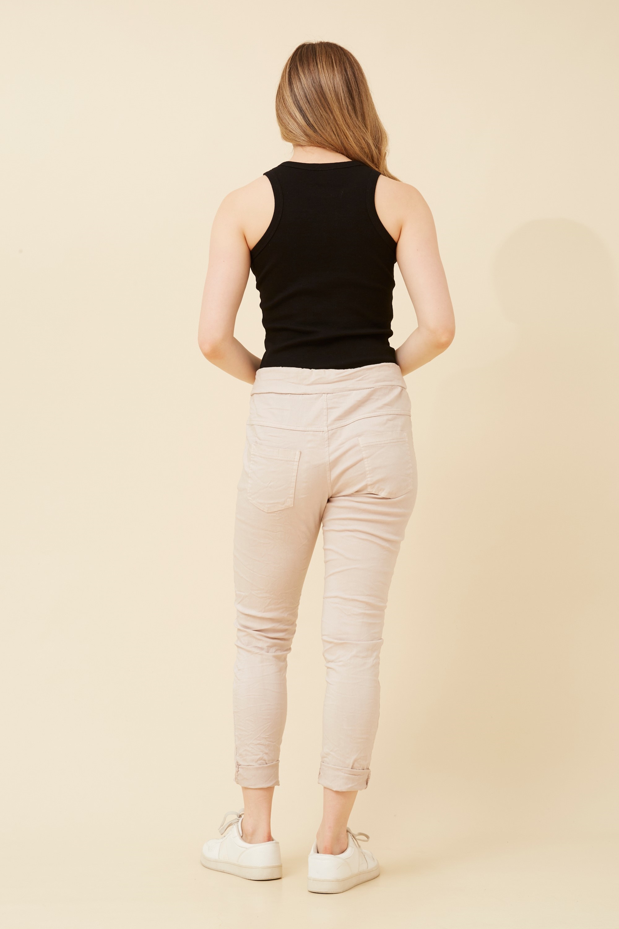 JANJA SOLID JOGGER PANTS