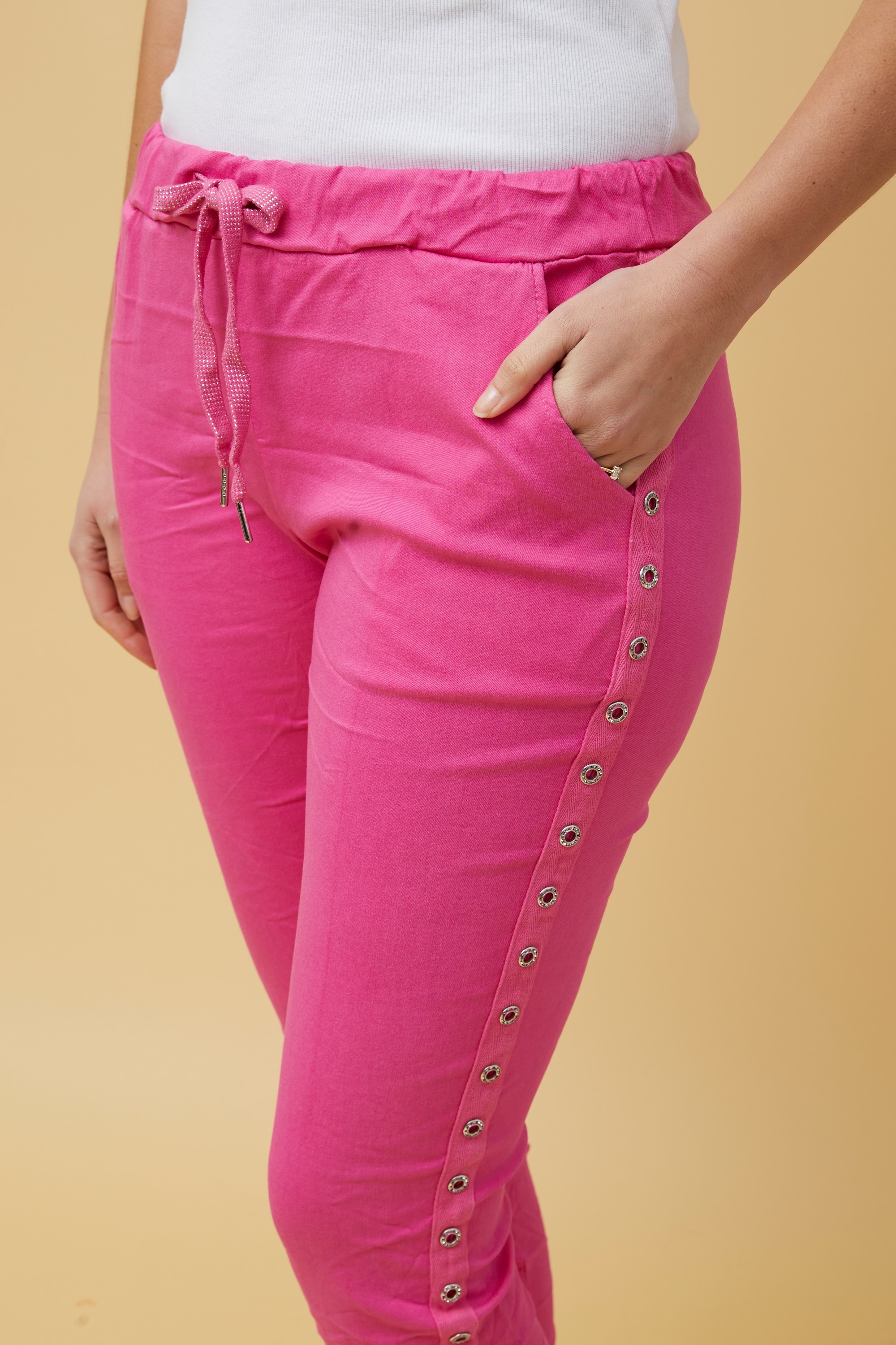 JANJA STUDDED JOGGER PANTS