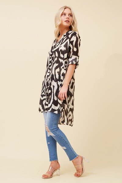 JANSON ABSTRACT PRINT SHIRT