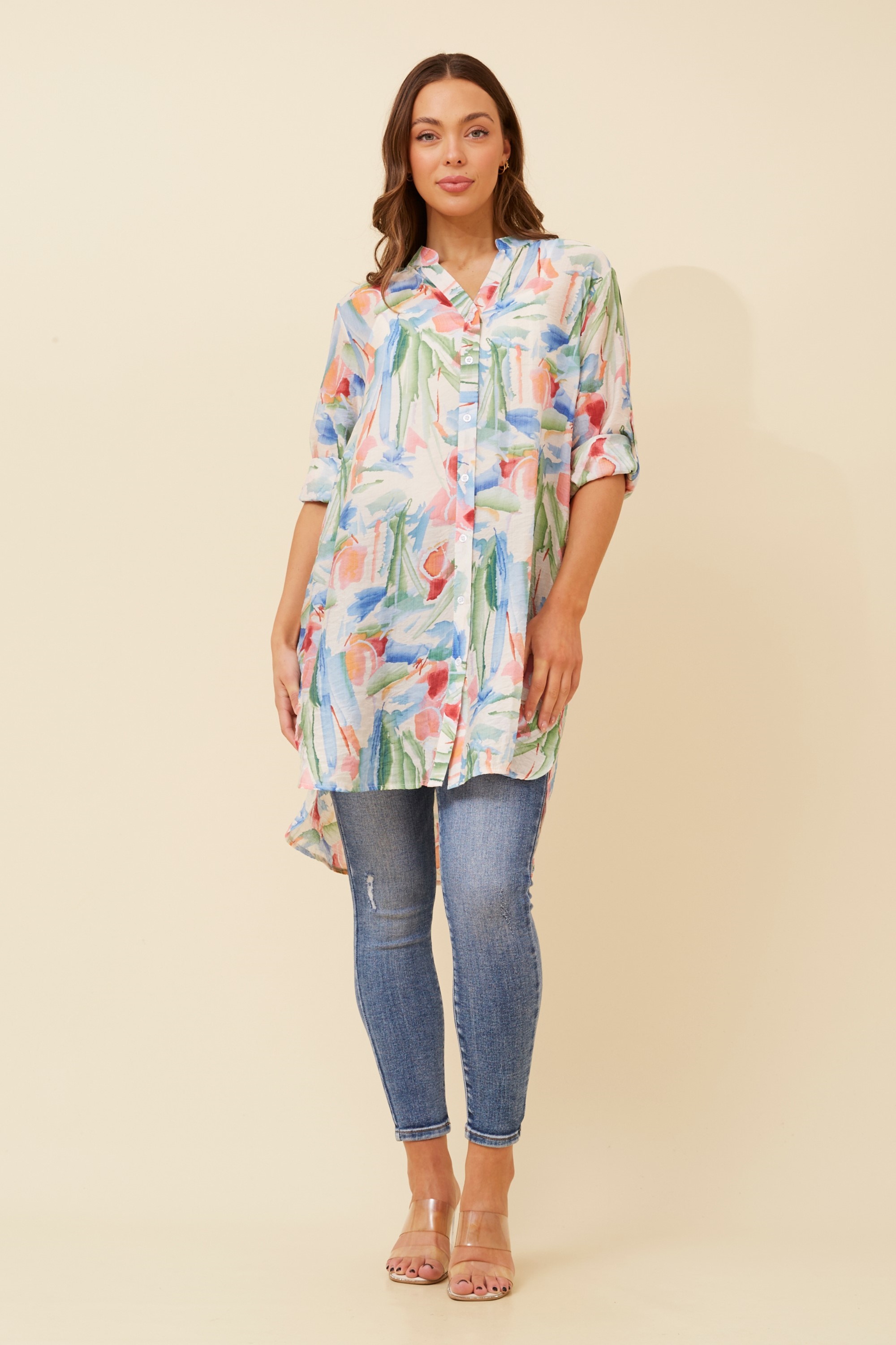 JANSON ABSTRACT PRINT SHIRT