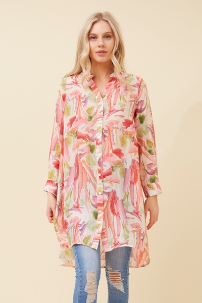 JANSON ABSTRACT PRINT SHIRT