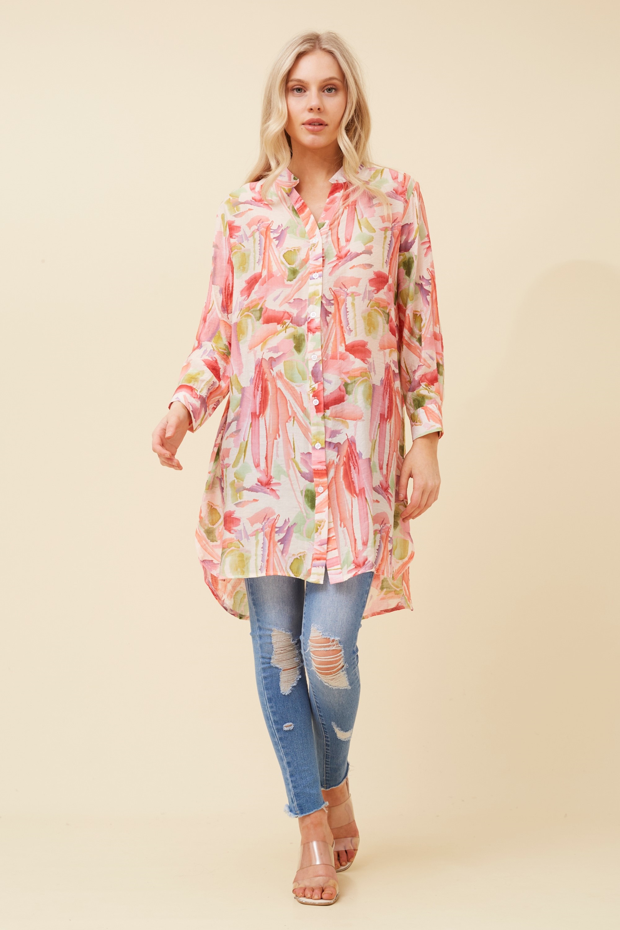 JANSON ABSTRACT PRINT SHIRT