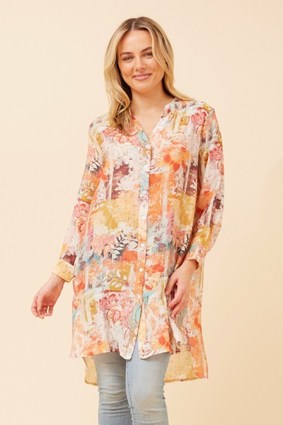 JANSON ABSTRACT PRINT SHIRT