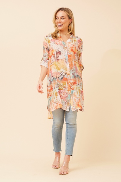 JANSON ABSTRACT PRINT SHIRT
