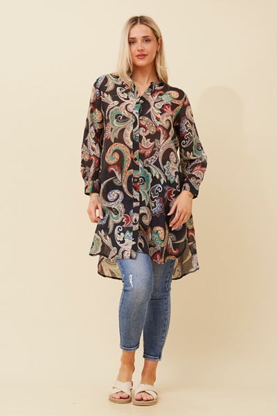 JANSON BOHO HI LOW TUNIC