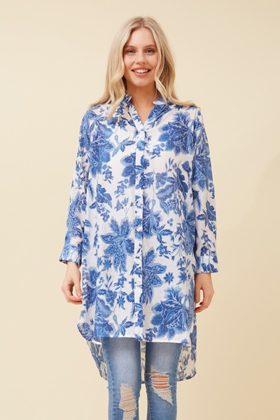 JANSON BOTANICAL PRINT SHIRT