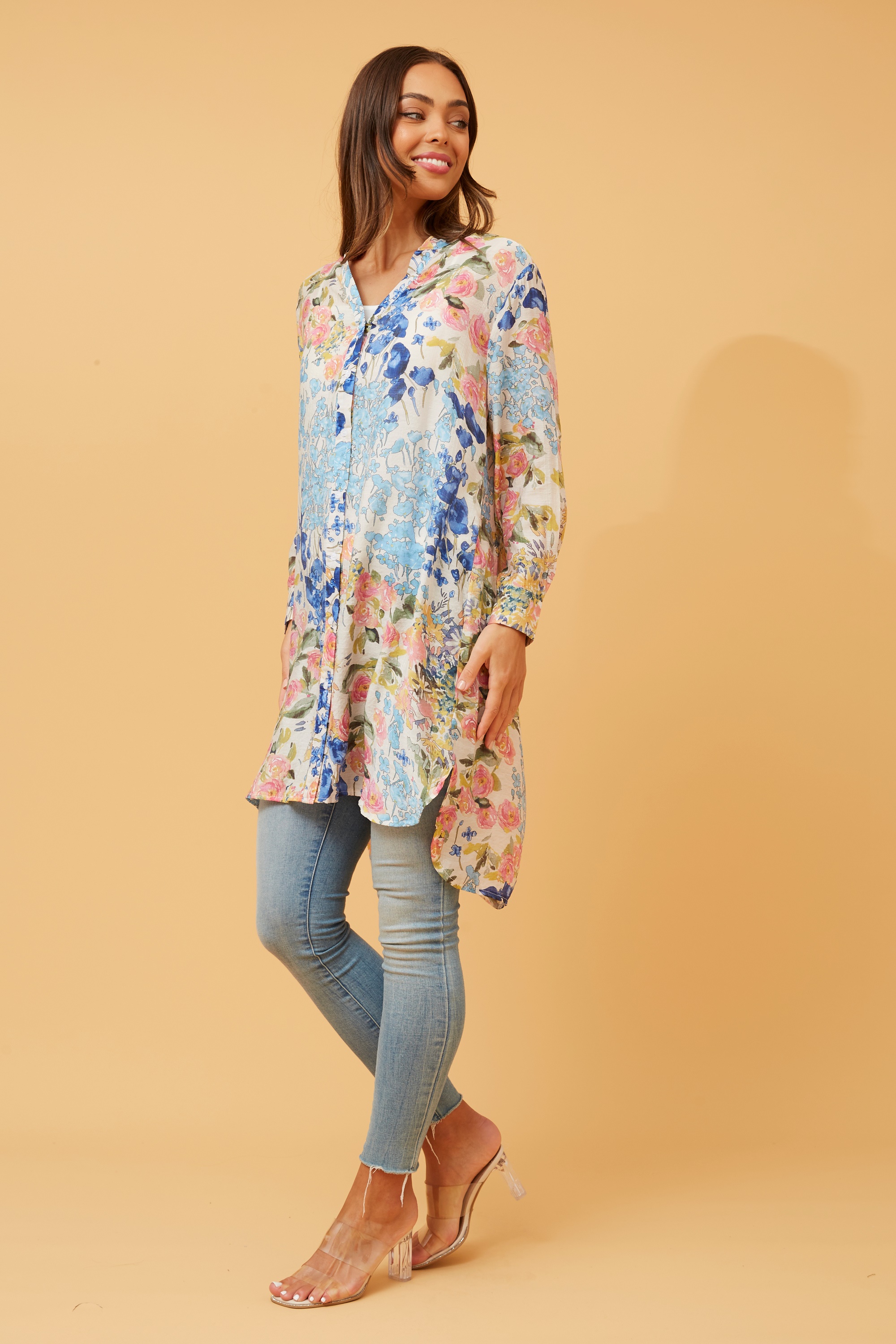 Hi lo tunic blouse hotsell