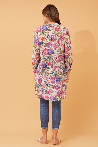 JANSON FLORAL HI LOW TUNIC