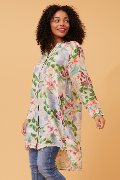 JANSON FLORAL HI LOW TUNIC