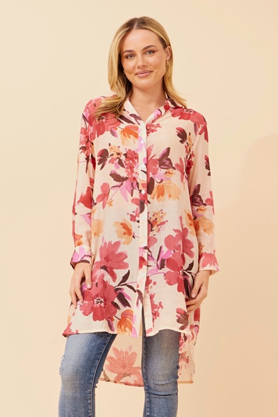 JANSON FLORAL TUNIC SHIRT