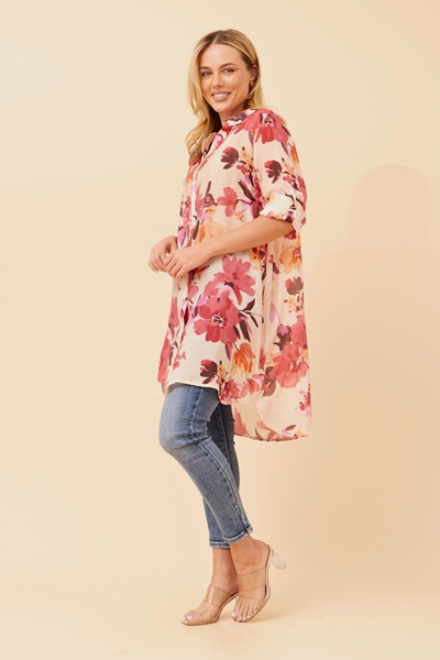 JANSON FLORAL TUNIC SHIRT