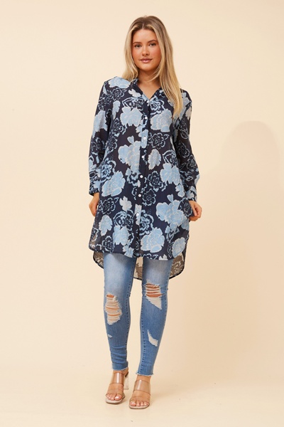 JANSON FLORAL TUNIC SHIRT