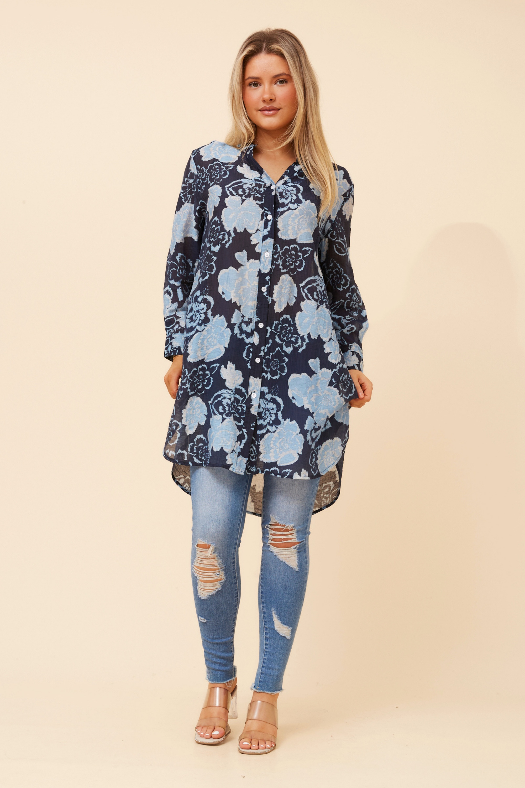 JANSON FLORAL TUNIC SHIRT